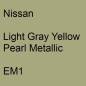 Preview: Nissan, Light Gray Yellow Pearl Metallic, EM1.